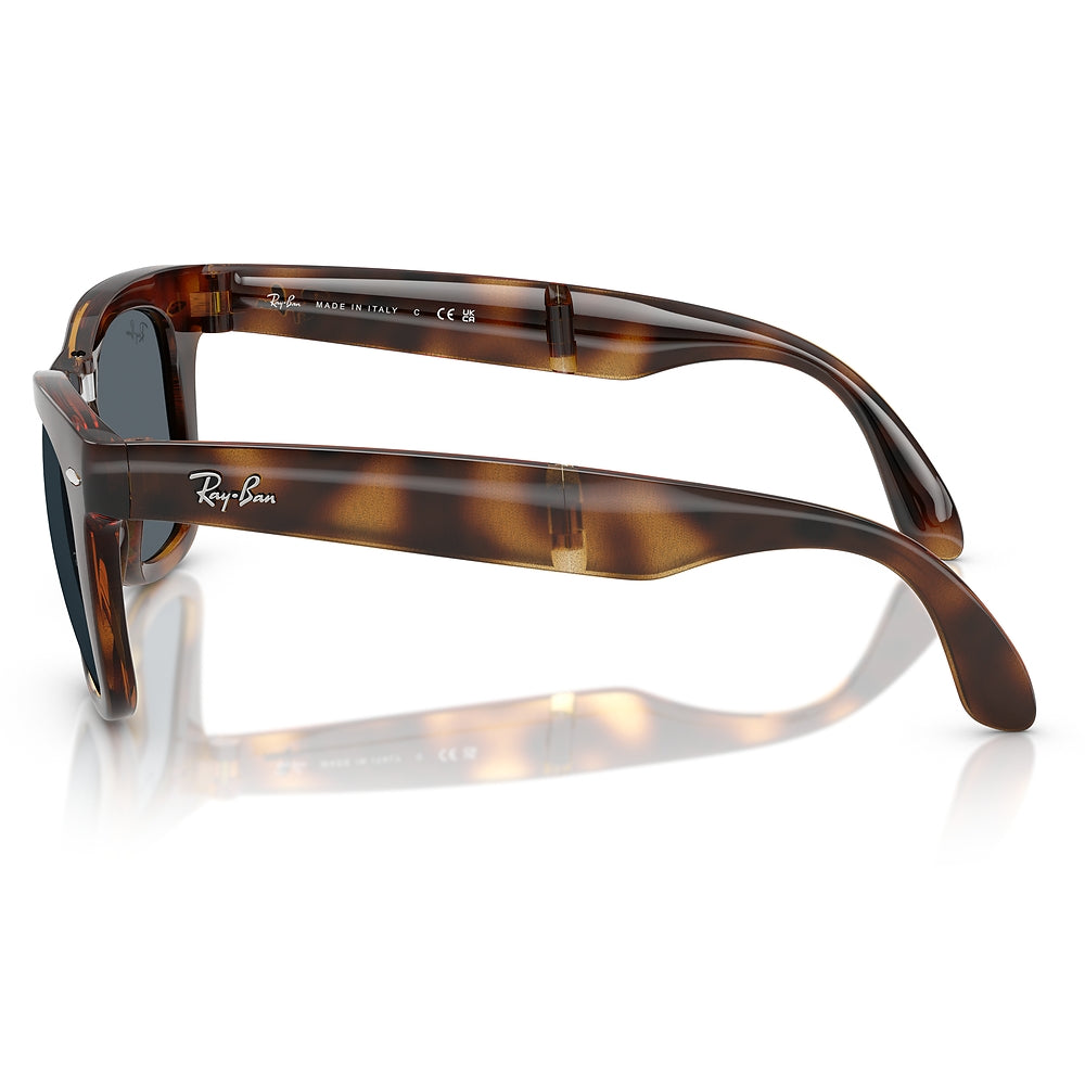 Gafas de Sol para Hombre Ray-Ban 4105 Folding Wayfarer 710/R5 - nylon color Café