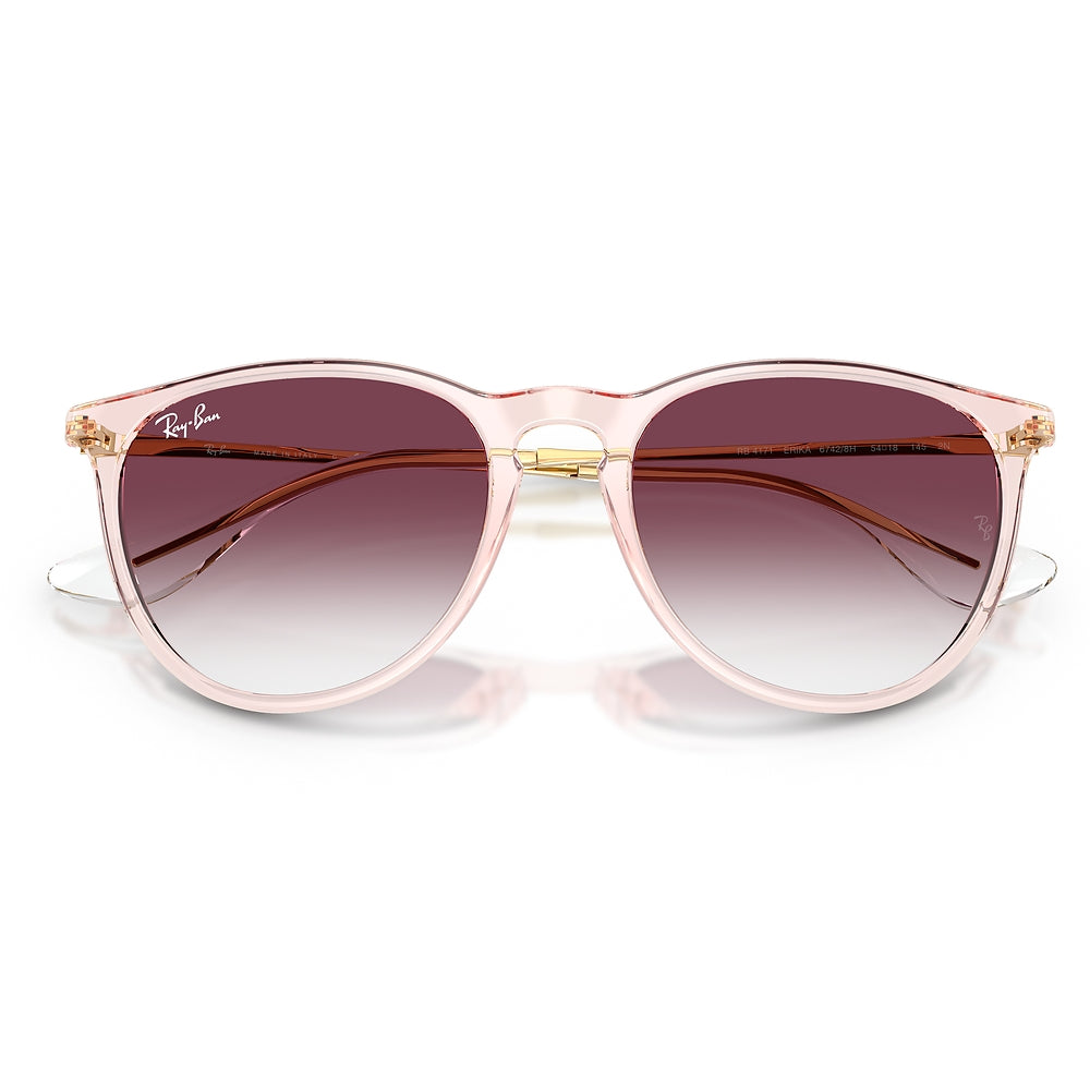 Gafas de Sol para Mujer Ray-Ban Erika 4171 67428H - Metálicas color Rosado
