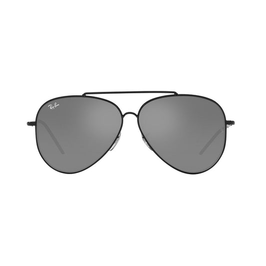 Gafas de Sol para Hombre Ray-Ban R0101S Aviator Reverse 002/GS - Metálicas color Negro.