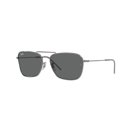 Gafas de Sol para Hombre y Mujer Ray-Ban Reverse 0102S - Metálicas, Aro completo, color gris.