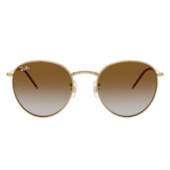 Gafas de Sol para Hombre Ray-Ban 0103S Round Reverse 001/CB metálicas color Dorado