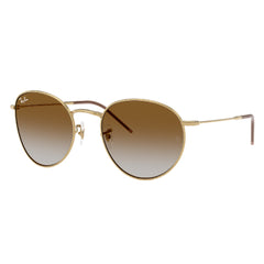 Gafas de Sol para Hombre Ray-Ban 0103S Round Reverse 001/CB metálicas color Dorado