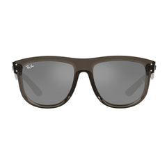 Gafas de Sol, Ray-Ban R0501S para hombre, en acetato, cuadradas, de color gris, con lente gris.