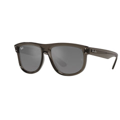 Gafas de Sol, Ray-Ban R0501S para hombre, en acetato, cuadradas, de color gris, con lente gris.