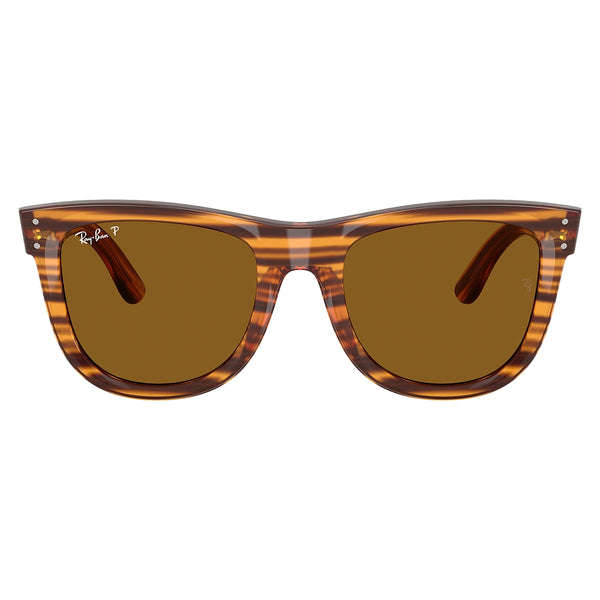 Gafas de Sol para Hombre Ray-Ban 0502S Wayfarer Reverse 679183 - en acetato color Café