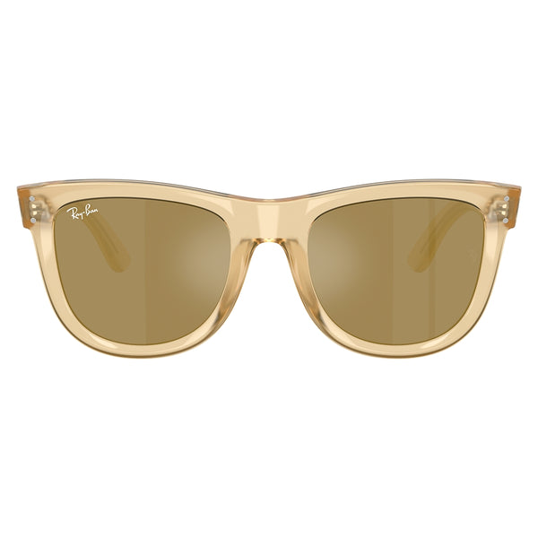 Gafas de Sol para Hombre Ray-Ban 0502S Wayfarer Reverse 68215A - en acetato color Amarillo