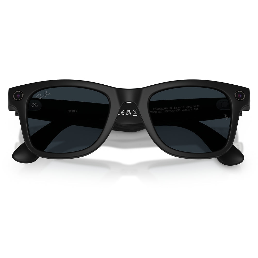 Gafas de vista Ray-Ban Meta Wayfarer Unisex 601S1Z - en nylon inyectado, color Negro