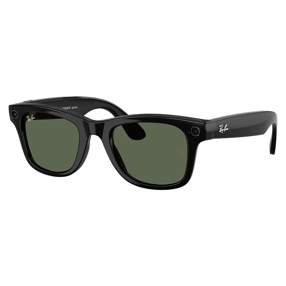 Gafas de sol Ray-Ban Meta Wayfarer Unisex 601/71 - en nylon inyectado, color Negro