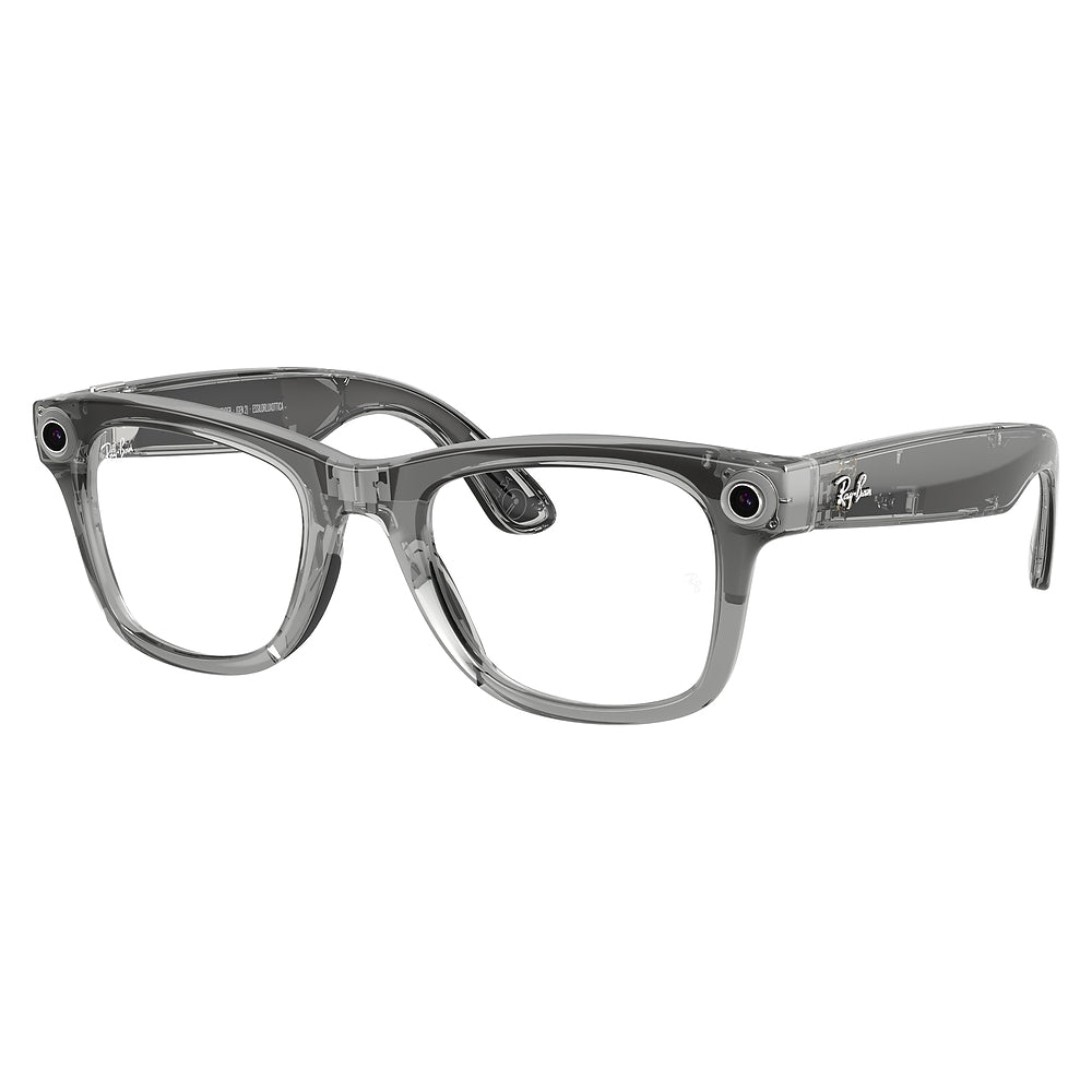 Gafas de vista Ray-Ban Meta Wayfarer Unisex 6840MF - en nylon inyectado, color Gris