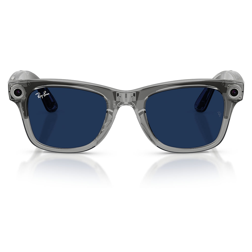 Gafas de vista Ray-Ban Meta Wayfarer Unisex 6840MF - en nylon inyectado, color Gris