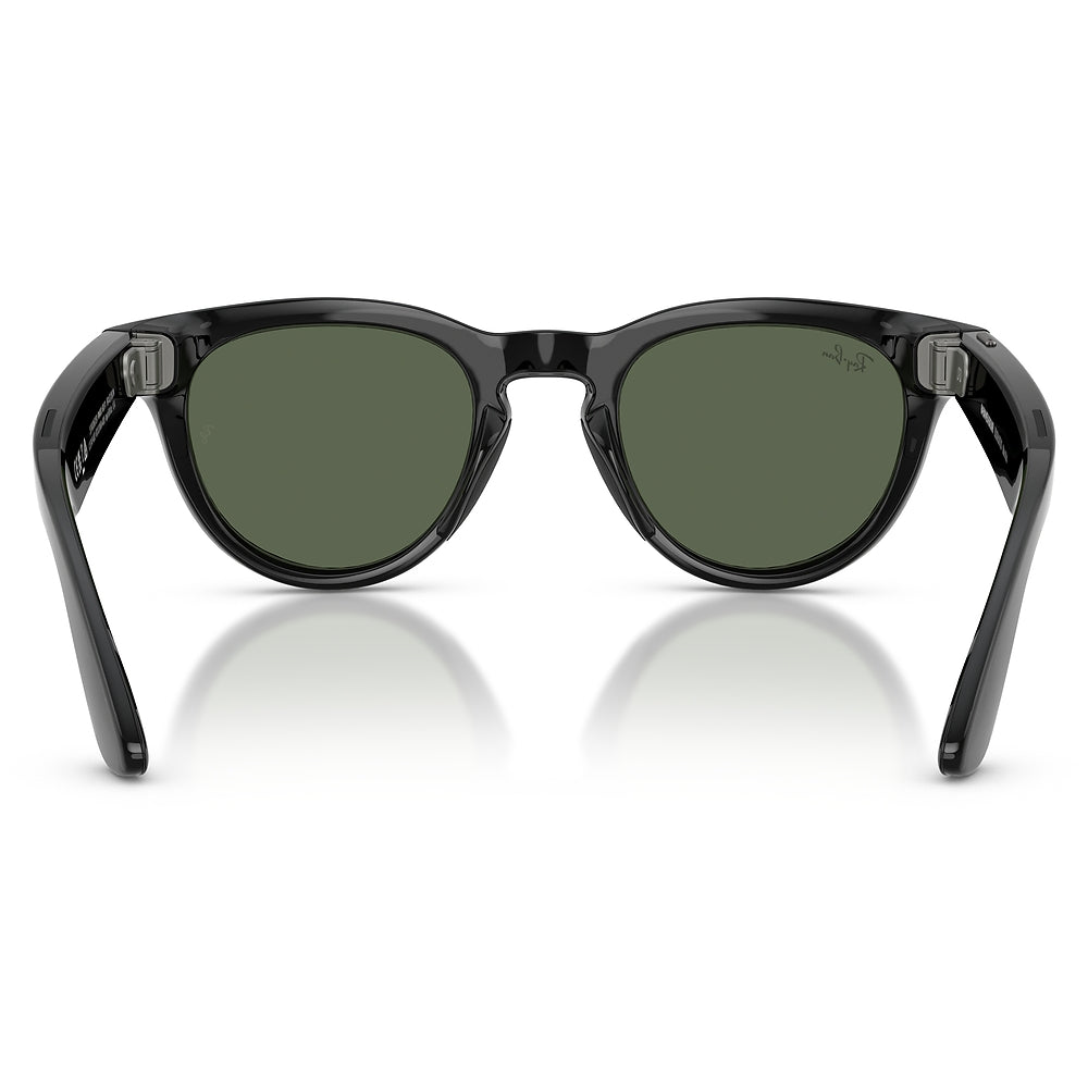 Gafas de sol Ray-Ban Meta Headliner Unisex 601/71 - en nylon y acetato, color Negro