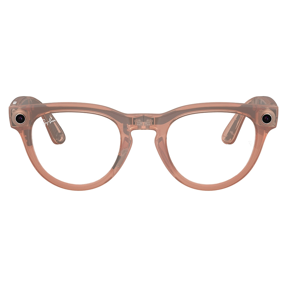 Gafas de vista Ray-Ban Meta Headliner Unisex 68901Z - en nylon y acetato, color Rosado