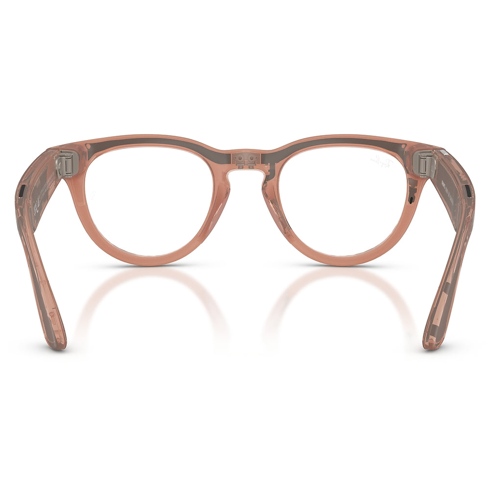 Gafas de vista Ray-Ban Meta Headliner Unisex 68901Z - en nylon y acetato, color Rosado