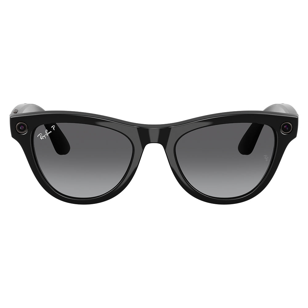 Gafas de sol Ray-Ban Meta Skyler Unisex 601/T3 - en nylon inyectado, color Negro