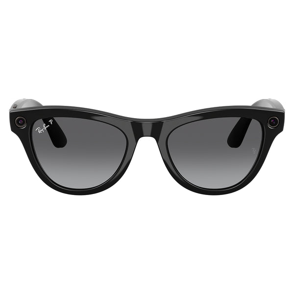 Gafas de sol Ray-Ban Meta Skyler Unisex 601/T3 - en nylon inyectado, color Negro