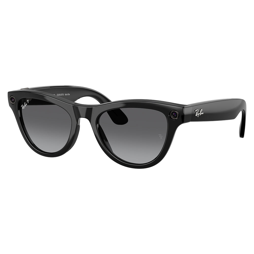Gafas de sol Ray-Ban Meta Skyler Unisex 601/T3 - en nylon inyectado, color Negro