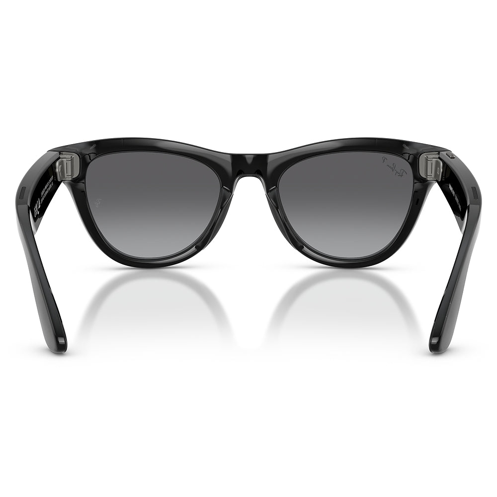 Gafas de sol Ray-Ban Meta Skyler Unisex 601/T3 - en nylon inyectado, color Negro