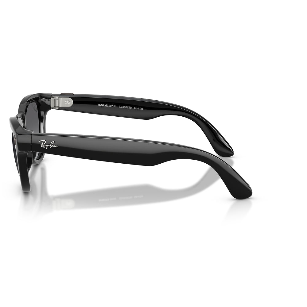 Gafas de sol Ray-Ban Meta Skyler Unisex 601/T3 - en nylon inyectado, color Negro