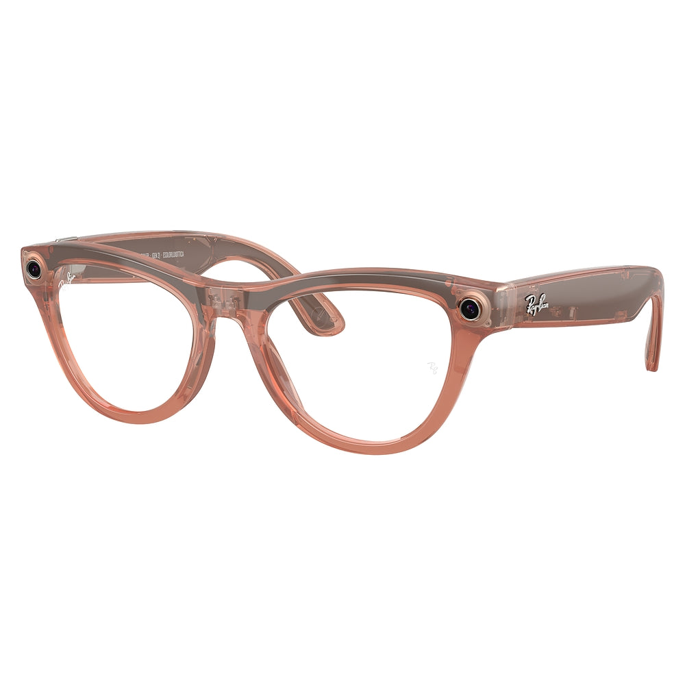 Gafas de vista Ray-Ban Meta Skyler Unisex 6778M4 - en nylon inyectado, color Rosado