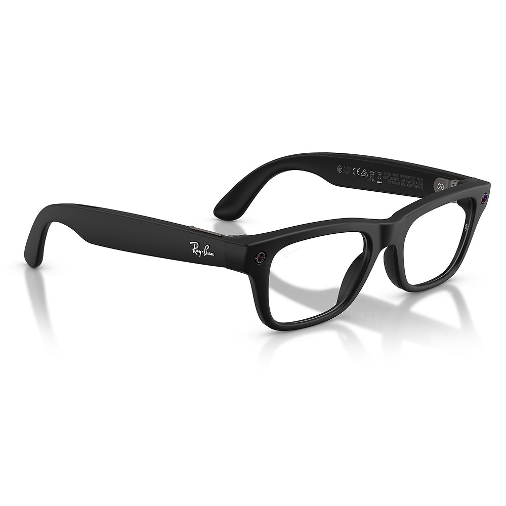 Gafas de vista Ray-Ban Meta Blayzer Optics Unisex 2077 - en nylon y acetato, color Negro