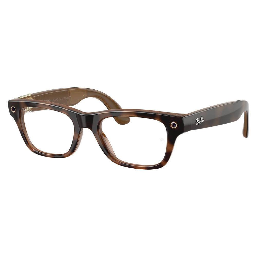 Gafas de vista Ray-Ban Meta Blayzer Optics Unisex 8528 - en nylon y acetato, color Café