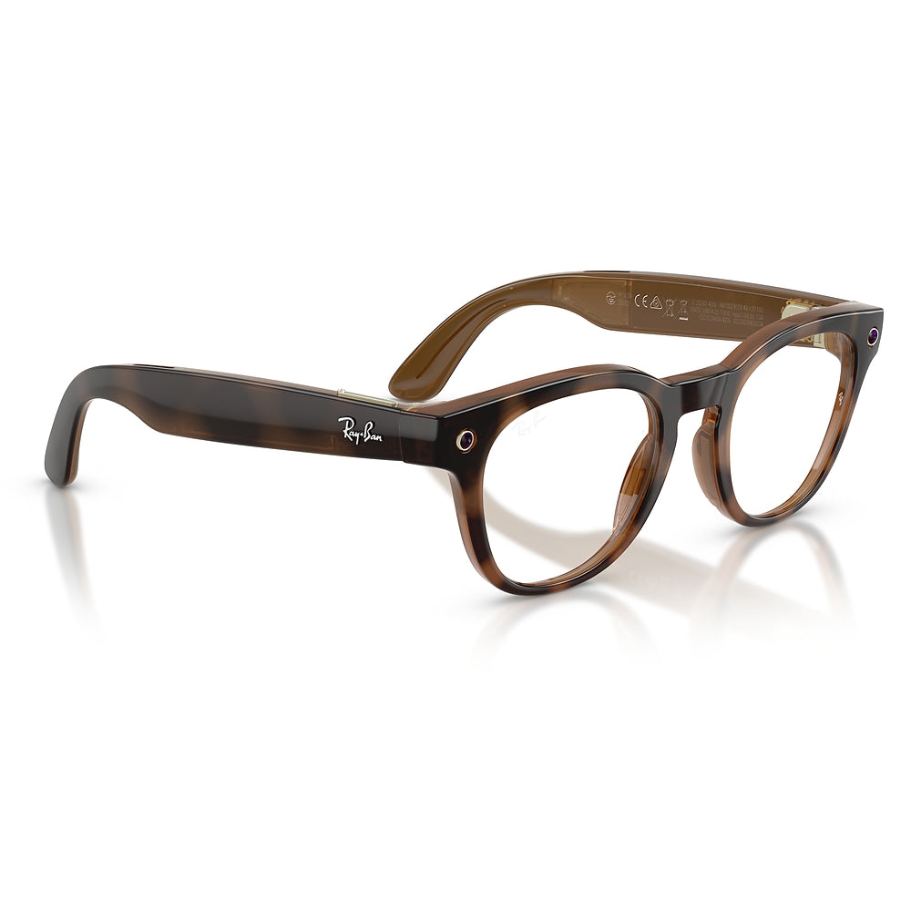 Gafas de vista Ray-Ban Meta Scriber Optics Unisex 8528 - en nylon y acetato, color Café
