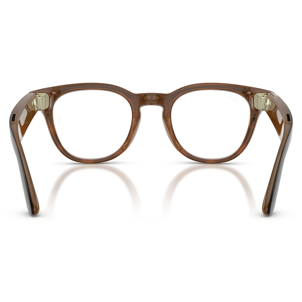 Gafas de vista Ray-Ban Meta Scriber Optics Unisex 8528 - en nylon y acetato, color Café