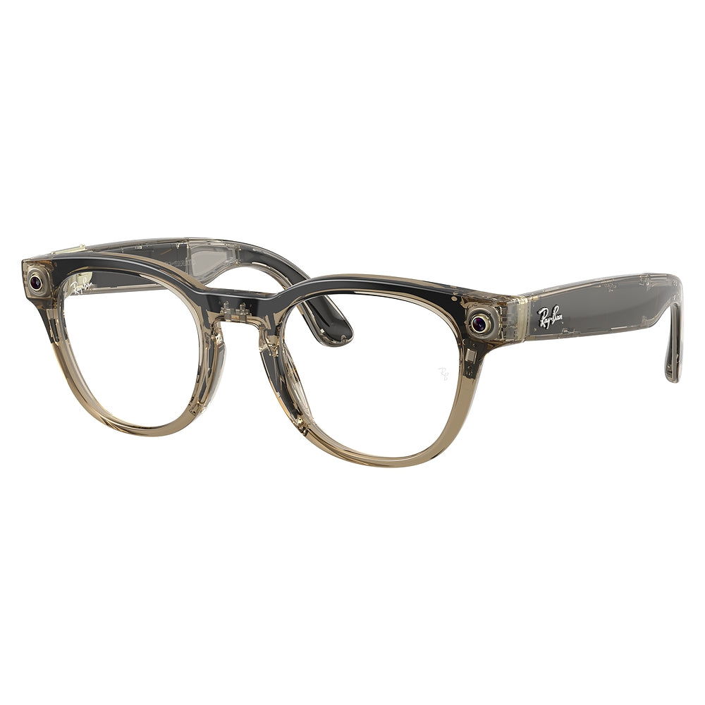 Gafas de vista Ray-Ban Meta Scriber Optics Unisex 8531 - en nylon y acetato, color Beige
