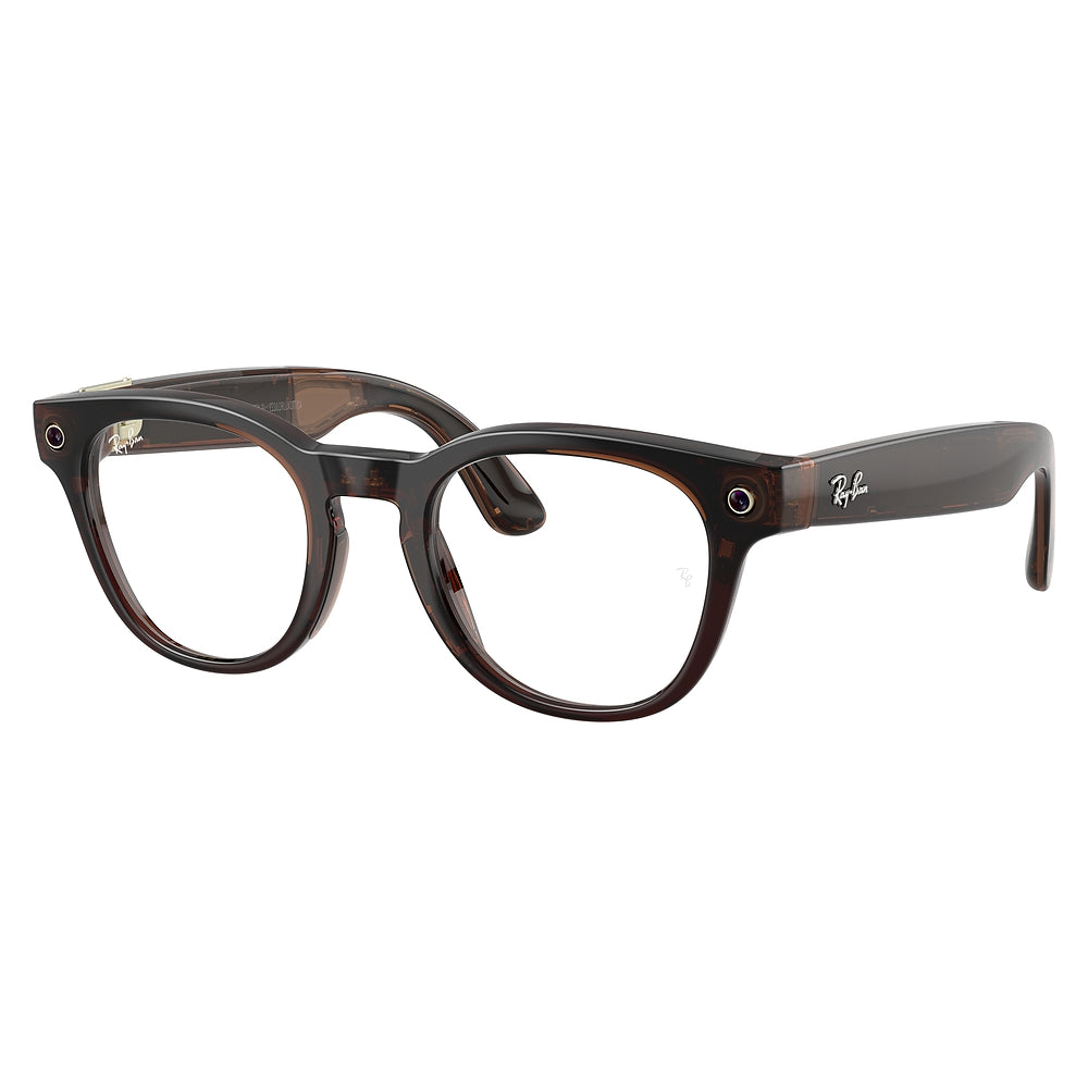 Gafas de vista Ray-Ban Meta Scriber Optics Unisex 8532 - en nylon y acetato, color Dorado