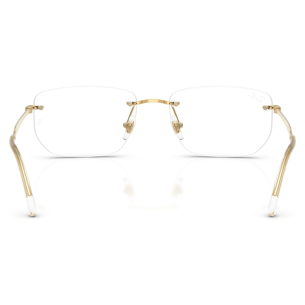 Gafas de Vista para Unisex Ray-Ban 3768V 2500 - Metálicas color Dorado
