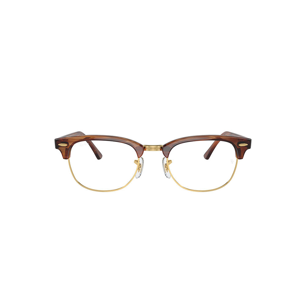 gafas-de-vista-para-hombre-ray-ban-5154-clubmaster-8375-en-acetato-color-cafe