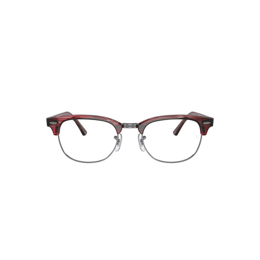 Gafas de Vista para Hombre Ray-Ban 5154 Clubmaster 8376 - En Acetato color Rojo