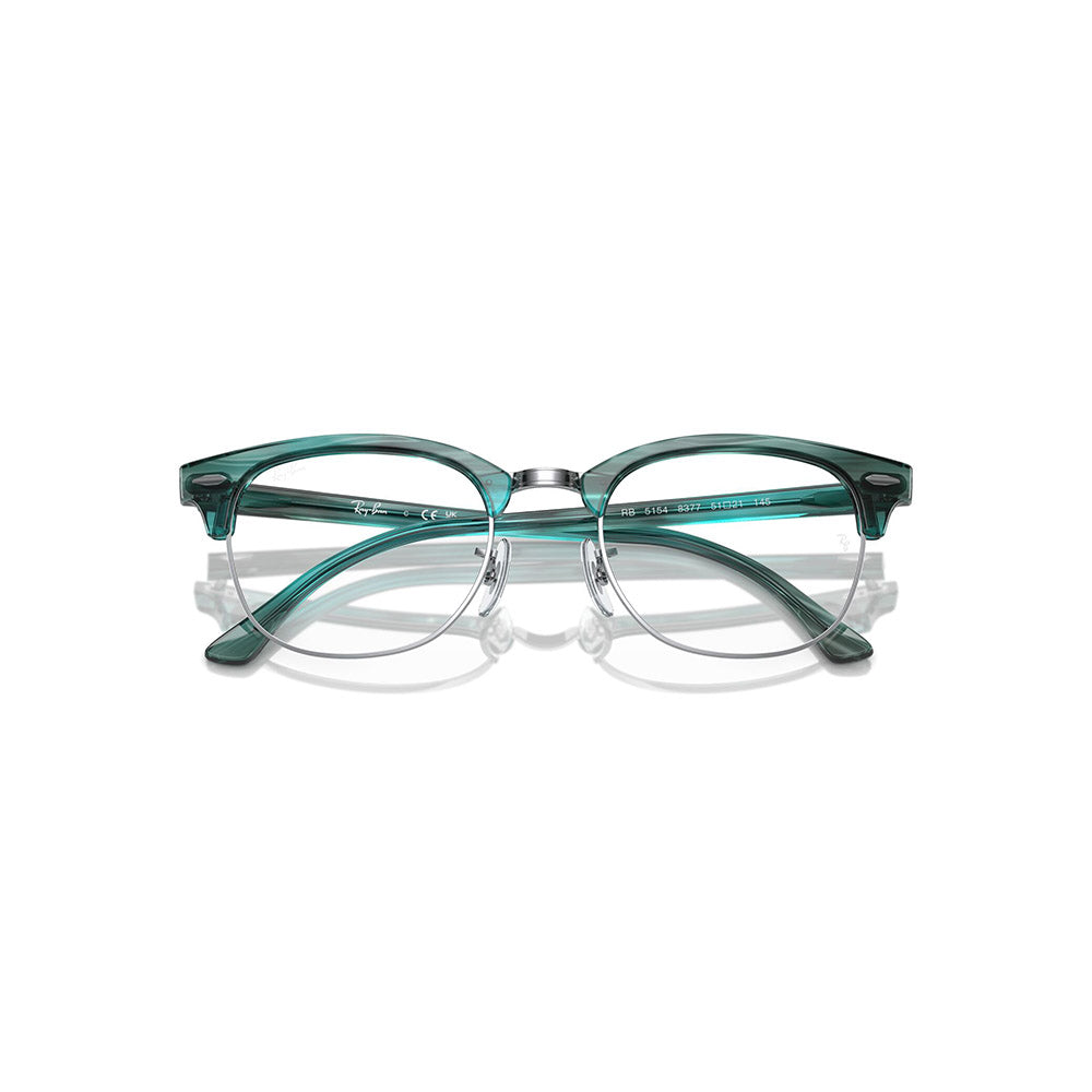 gafas-de-vista-para-hombre-ray-ban-5154-clubmaster-8377-en-acetato-color-verde