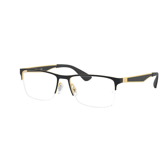 Gafas de Vista para Mujer Ray-Ban 6335 - Metálica color Negro / Dorado.