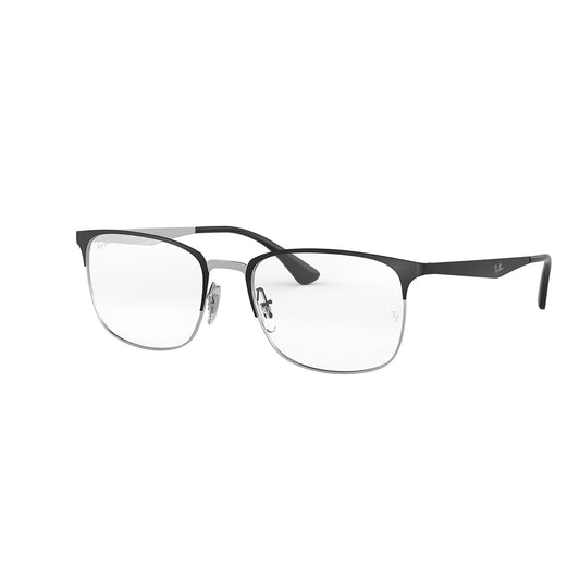 Gafas de Vista para Hombre Ray-Ban 6421 2997 - Metálicas color Negro / Plateado