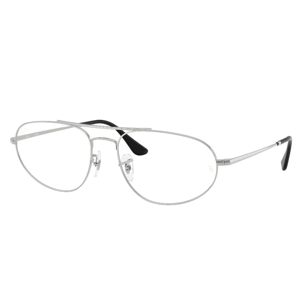 Gafas de Vista para Hombre Ray-Ban 6645 2501 - metálicas color Plateado