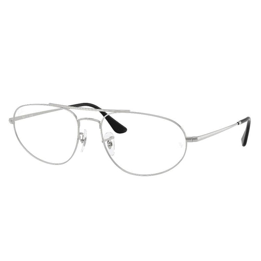 Gafas de Vista para Hombre Ray-Ban 6645 2501 - metálicas color Plateado