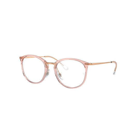 Gafas de Vista para Mujer Ray-Ban 7140 8335 - Metálicas color Rosado