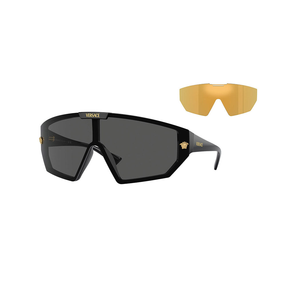 Gafas de Sol para Hombre Versace 4461 GB1 87 Inyectadas color Negro Optica Santa Lucia