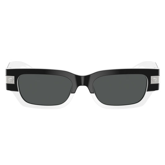 Gafas de Sol para Hombre Versace 4465 545987 - rectangulares color Negro/Blanco