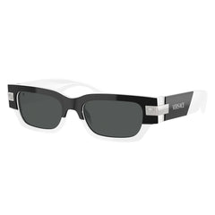 Gafas de Sol para Hombre Versace 4465 545987 - rectangulares color Negro/Blanco