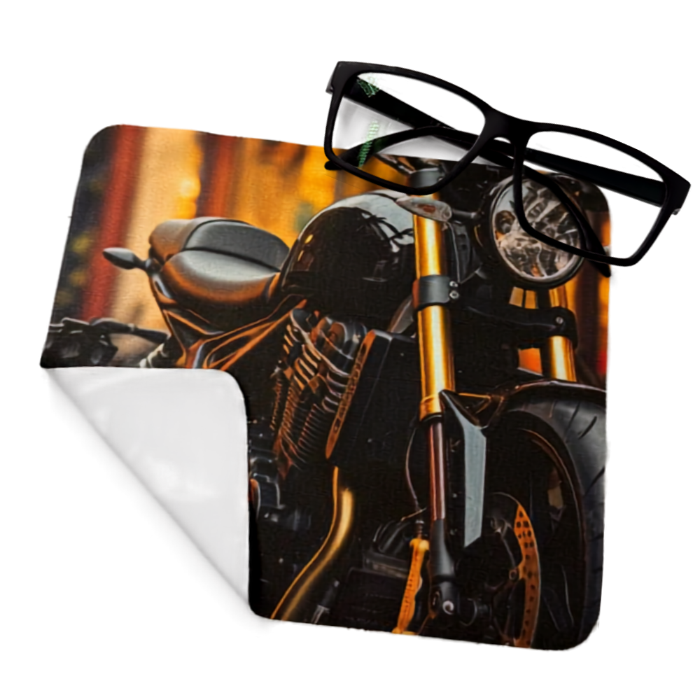 Paño Limpiador de Microfibra Diseño Motocicleta Clásica