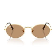 Gafas de Sol unisex Ray-Ban 3547 Oval - metálicas color Café