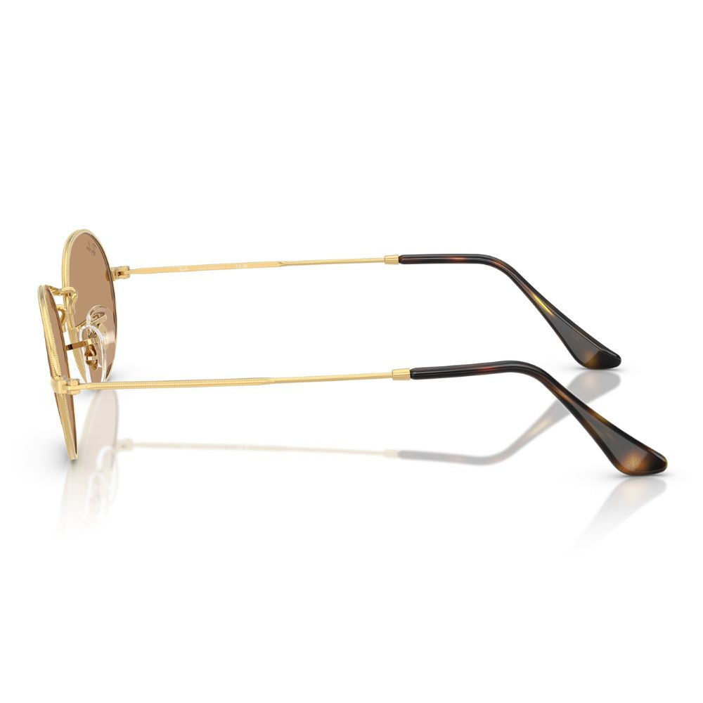 Gafas de Sol Unisex Ray-Ban 3547 Oval - metálicas color Café