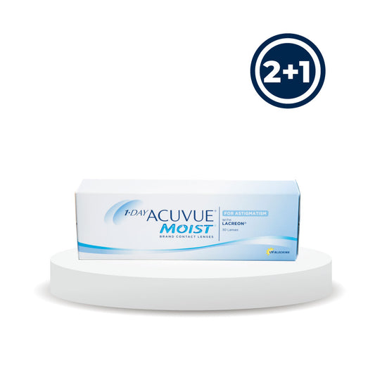 2 Acuvue Moist para Astigmatismo + 1 caja de obsequio