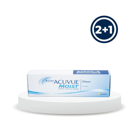 2 Acuvue Moist + 1 caja de obsequio