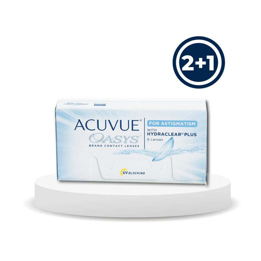 2 Cajas Acuvue Oasys para Astigmatismo + 1 caja de obsequio