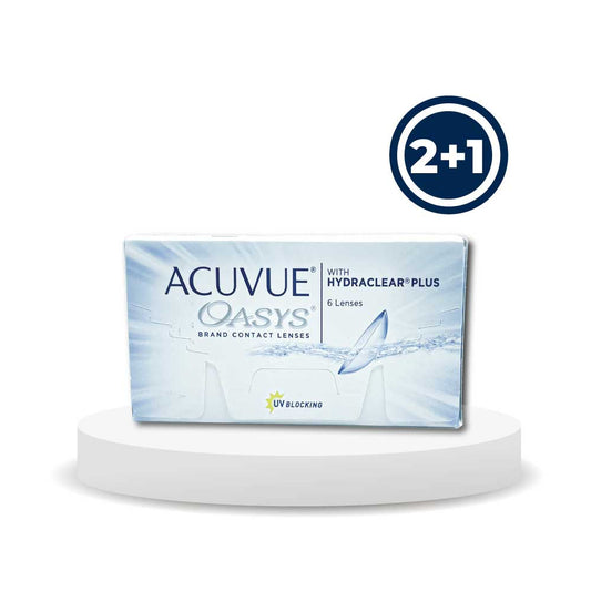 2 Cajas Acuvue Oasys + 1 caja de obsequio