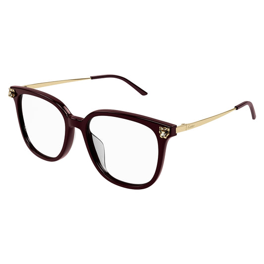 Gafas de Vista para Mujer Cartier Ct0346O-003 - en acetato color Rojo