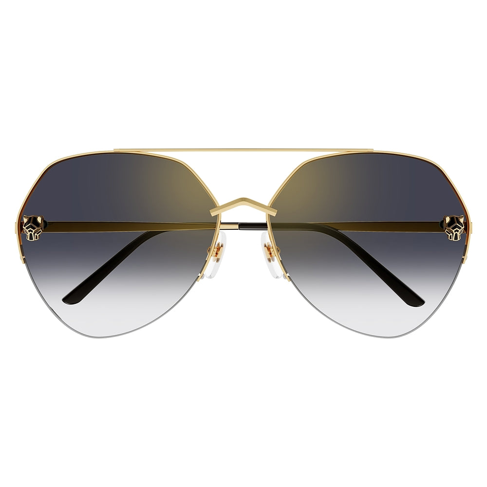 Gafas de Sol para Mujer Cartier Ct0355S-001 - metálicas color Dorado